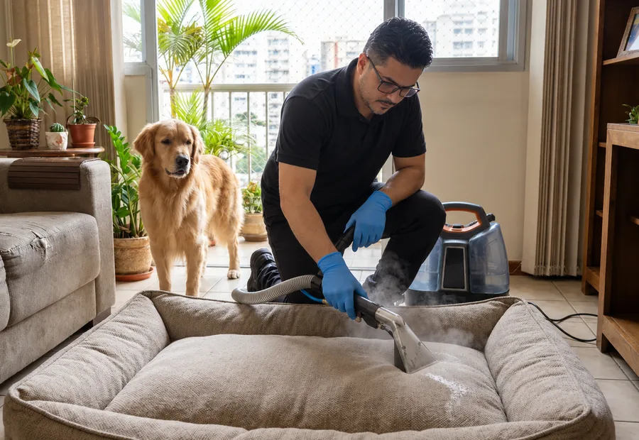 Limpeza de cama de pet em Ibirité MG: Cama de cachorro ou gato com cheiro? Limpeza em Ibirité